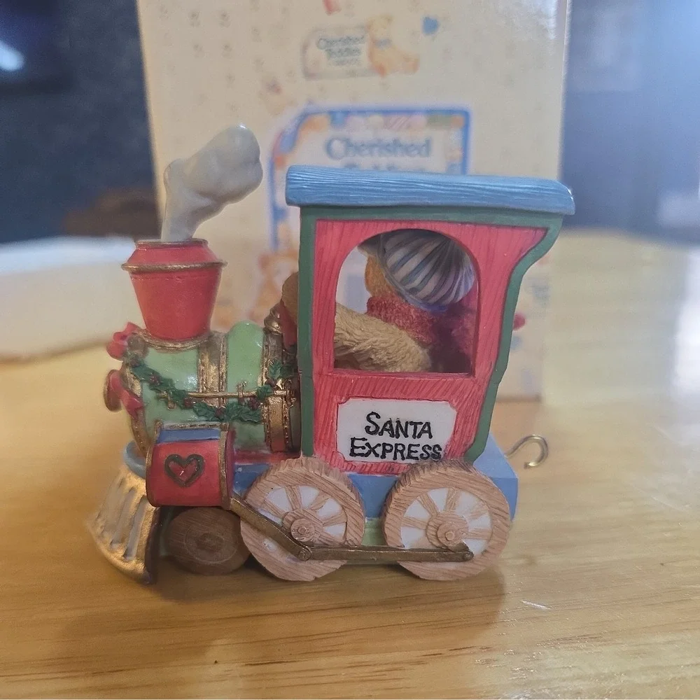 Cherished Teddies Lionel All Aboard‎ The Santa Express Figure #219061